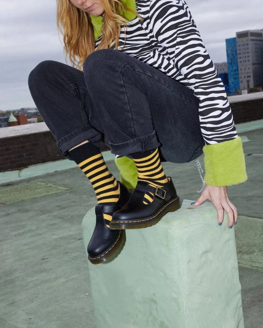 Dr Martens Shoes Polly T Bar Smooth Shoe