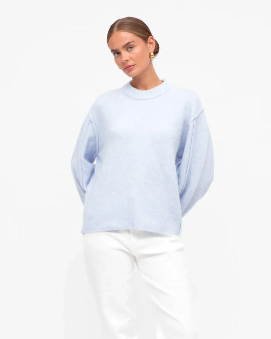 White Closet jumper Pull Over Knit - Blue