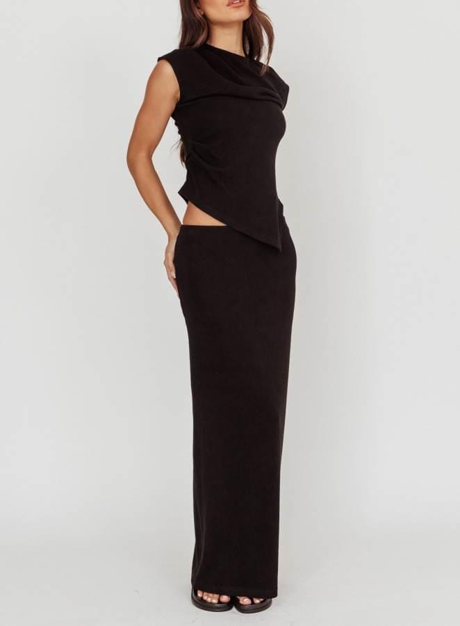 Indikah Skirts Quinn Skirt - Black