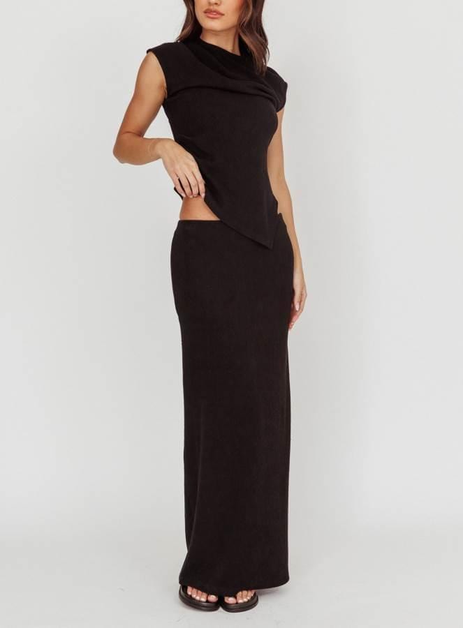 Indikah Skirts Quinn Skirt - Black