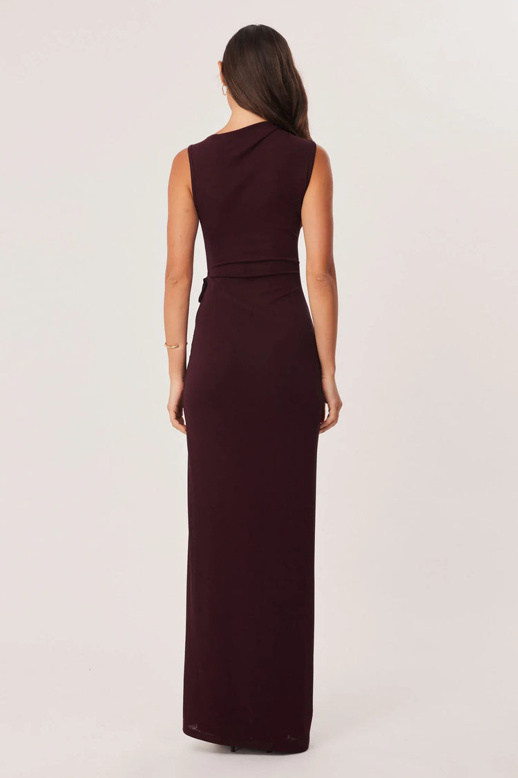 SNDYS Dress Raven Maxi Dress - Cherry