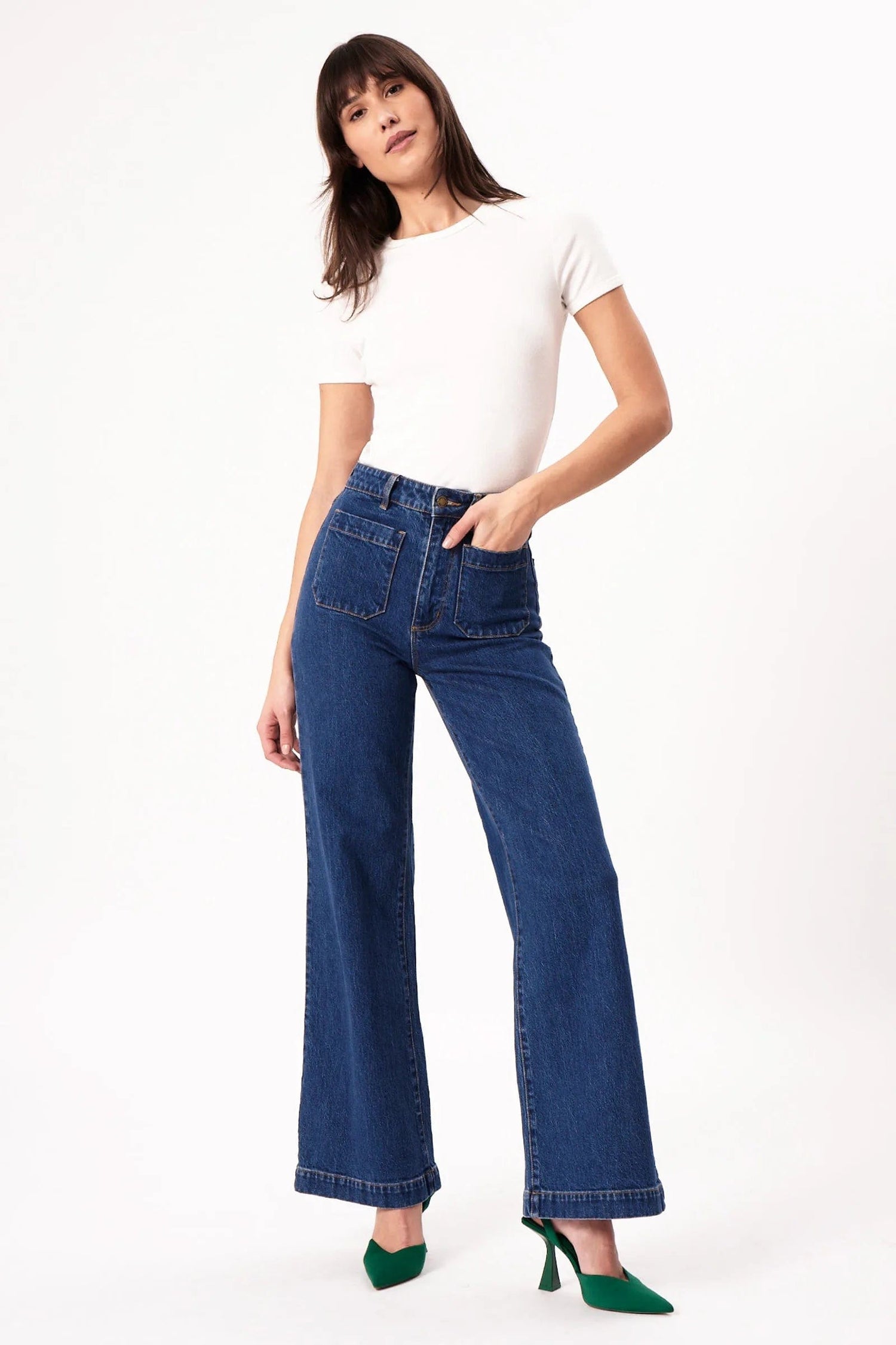 ROLLAS JEANS Jeans Sailor Jean LONG - Eco Ruby Blue