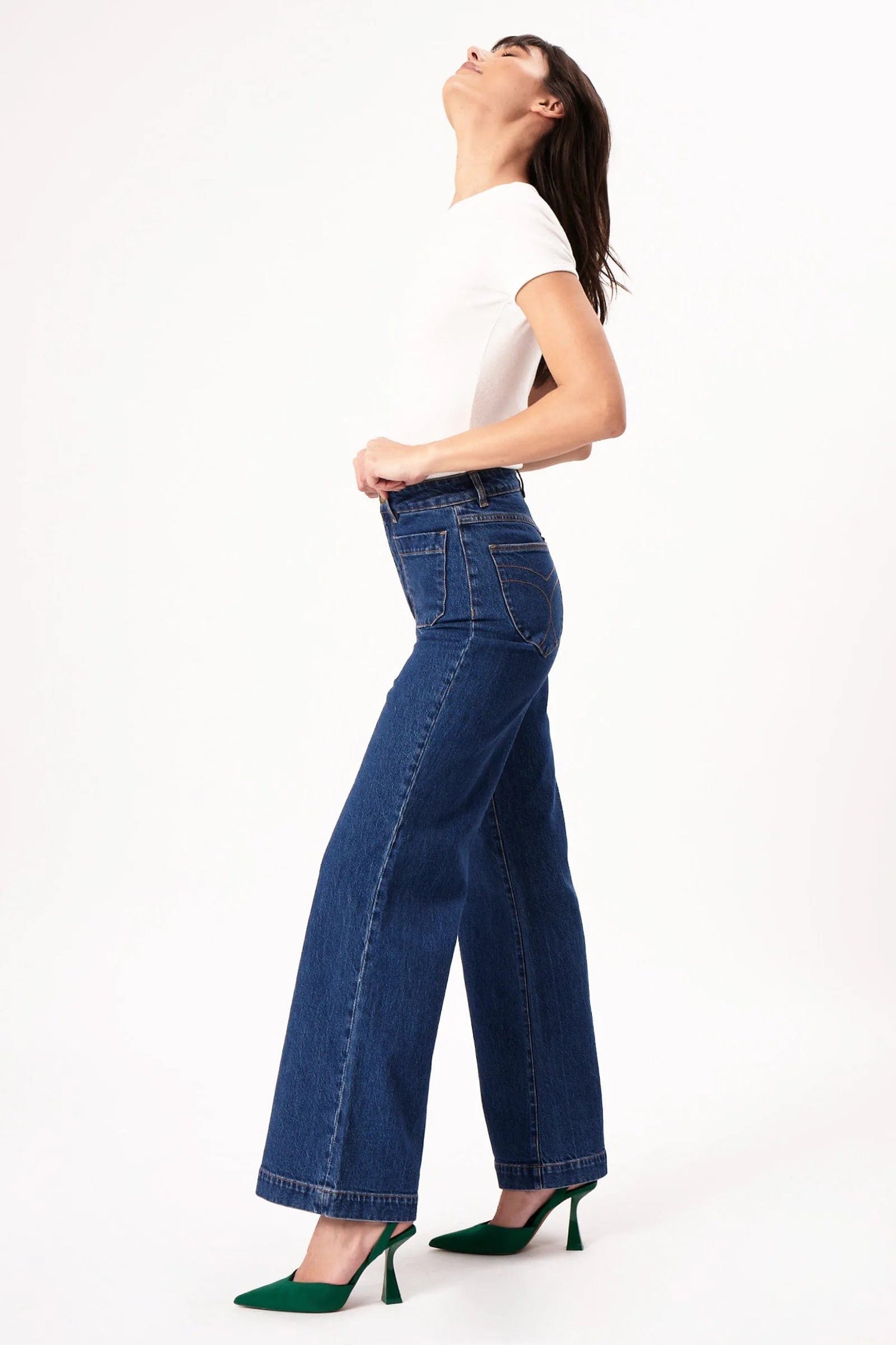 ROLLAS JEANS Jeans Sailor Jean LONG - Eco Ruby Blue