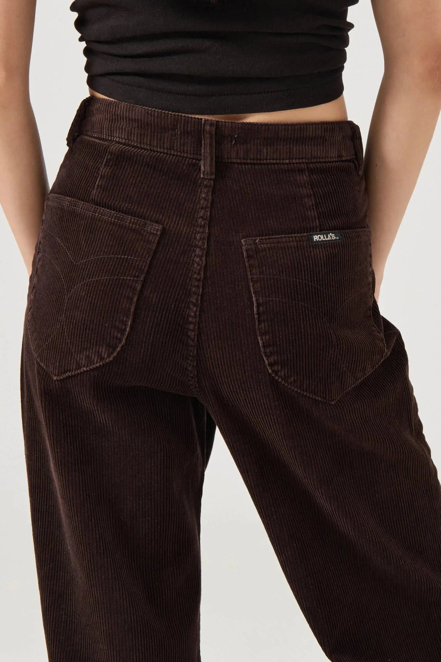 Rollas Jeans Pants Sailor Pant Long - Chocolate Cord