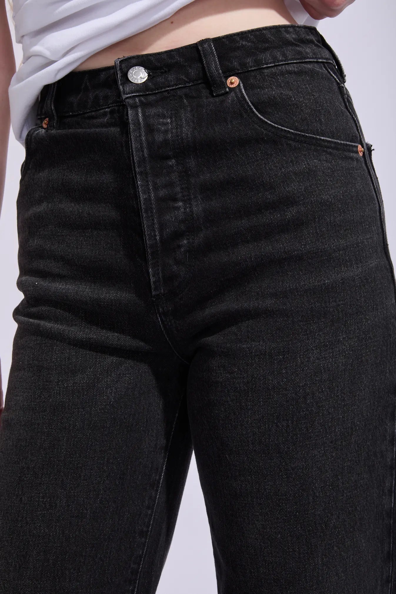 Rollas Jeans Jeans Sailor Scoop - Black Rock