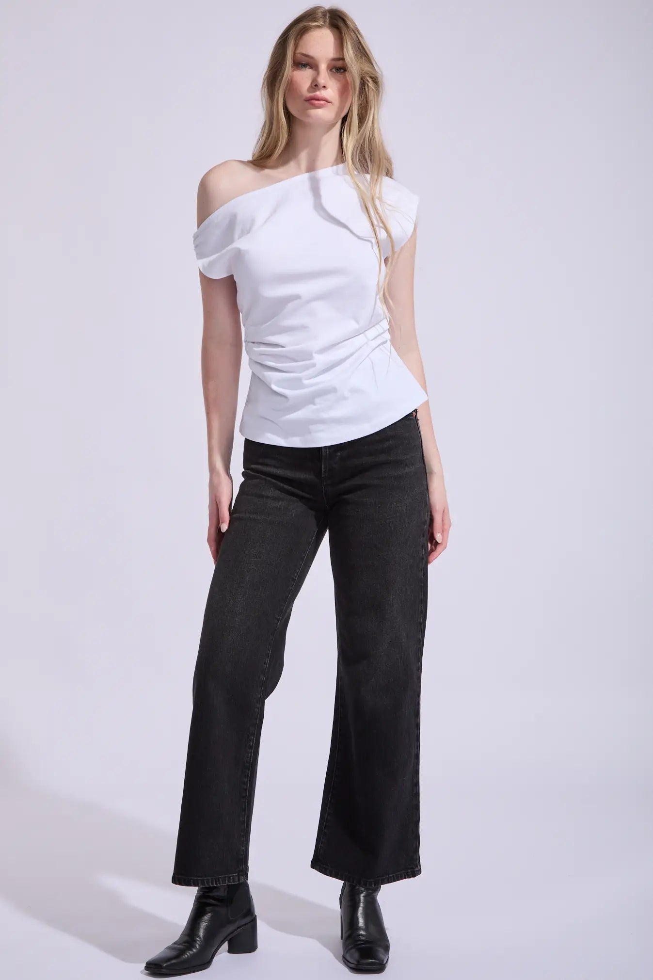 Rollas Jeans Jeans Sailor Scoop - Black Rock