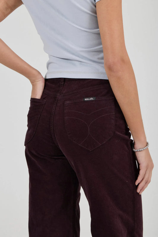 Rollas Jeans Jeans Sailor Scoop Jean Long - Velvet Dark Cherry