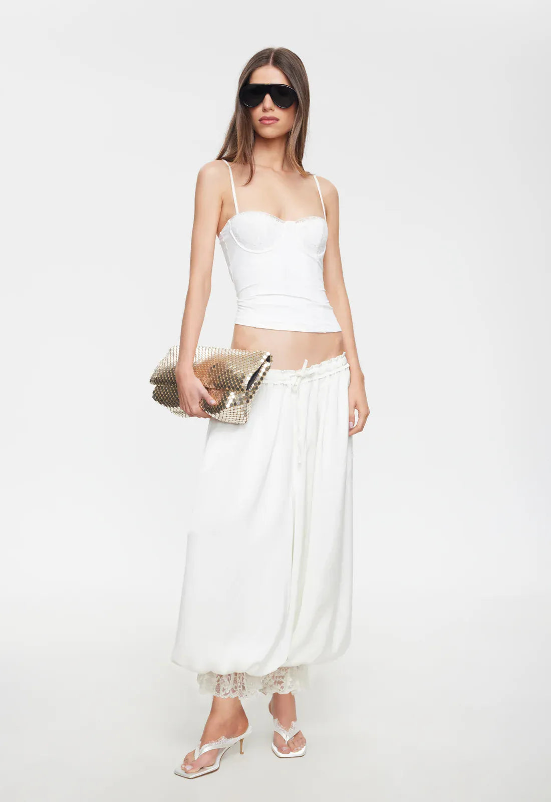 Lioness cami top SAINT CAMI - IVORY