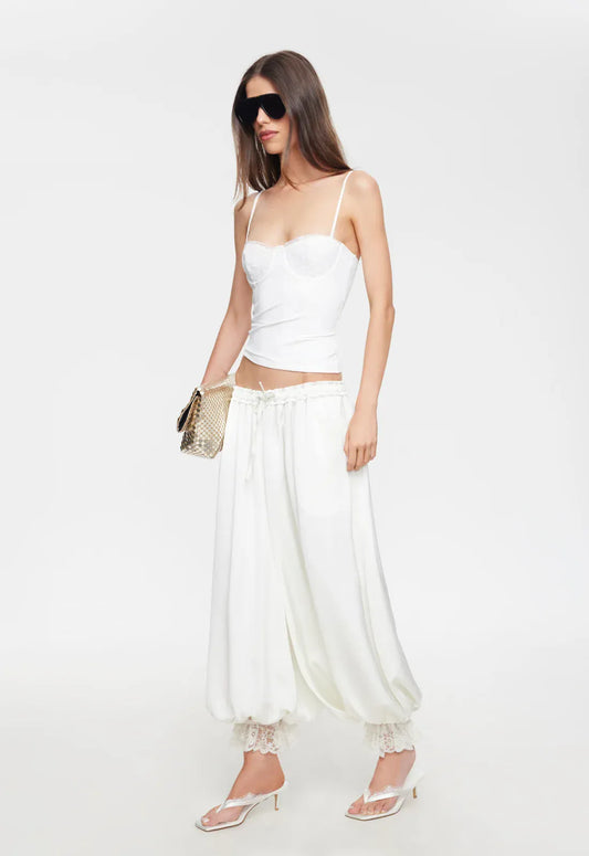 Lioness cami top SAINT CAMI - IVORY