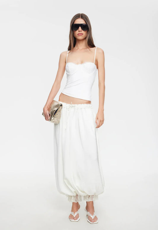 Lioness cami top SAINT CAMI - IVORY