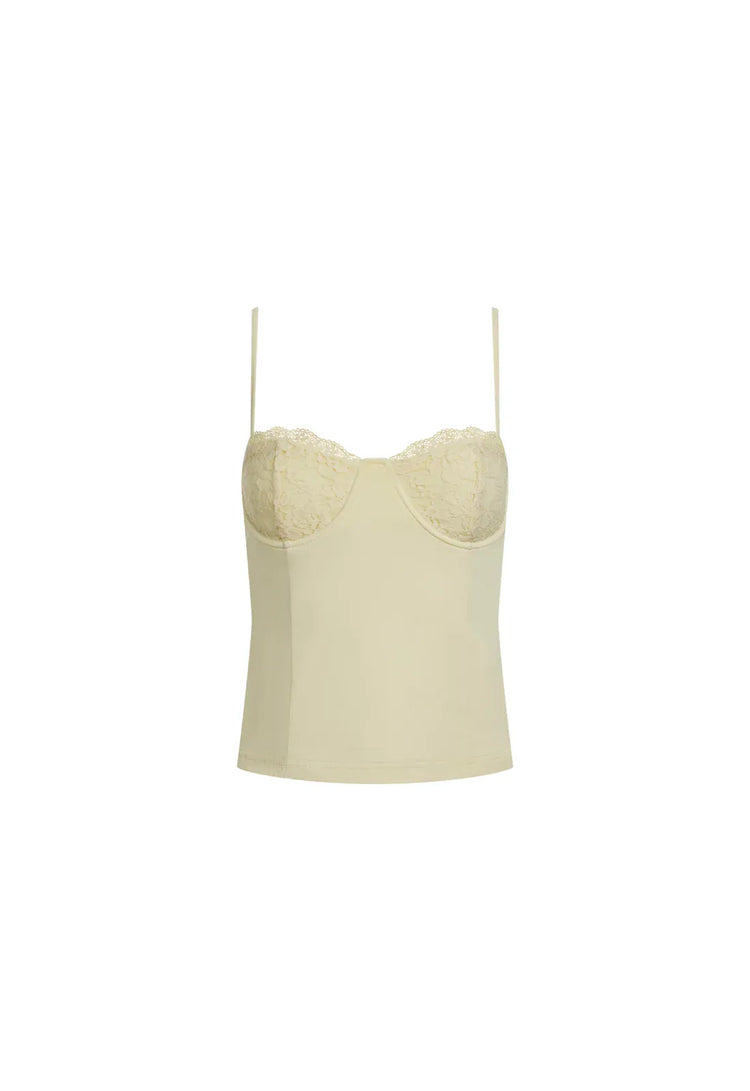 Lioness cami top SAINT CAMI - LEMON