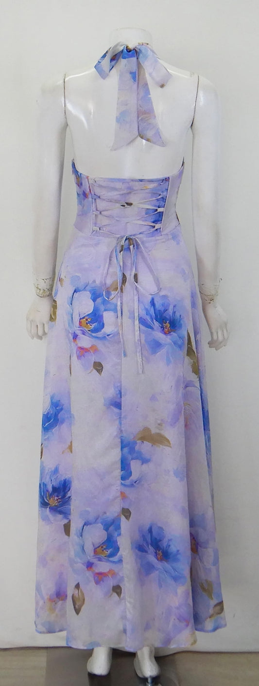 Saints & Secrets Dresses Saints & Secrets Floral Maxi - Blue