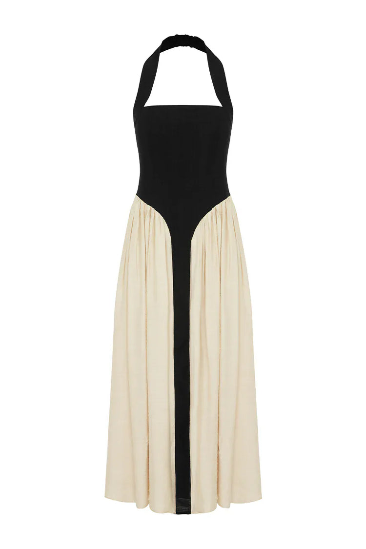 Seven Wonders Dress Sammi Midi Dress - Black / Cream