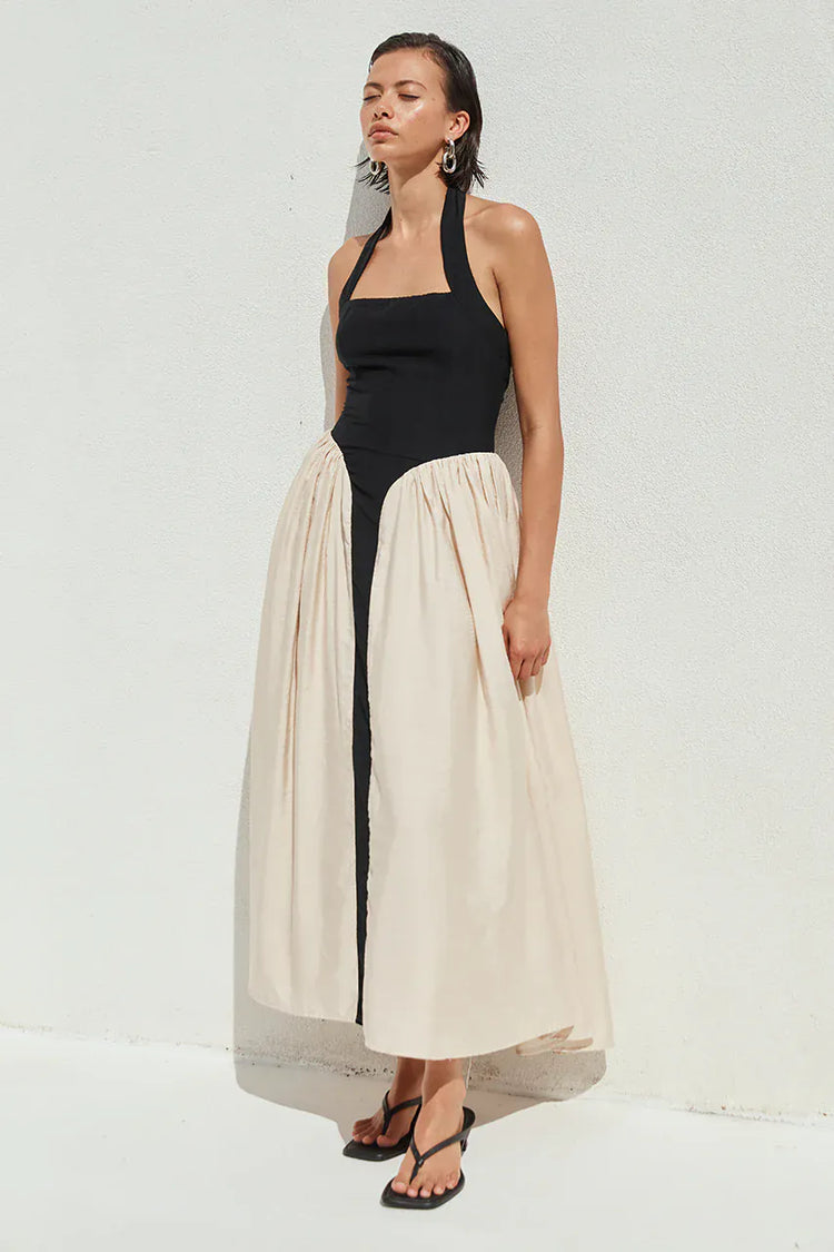 Seven Wonders Dress Sammi Midi Dress - Black / Cream