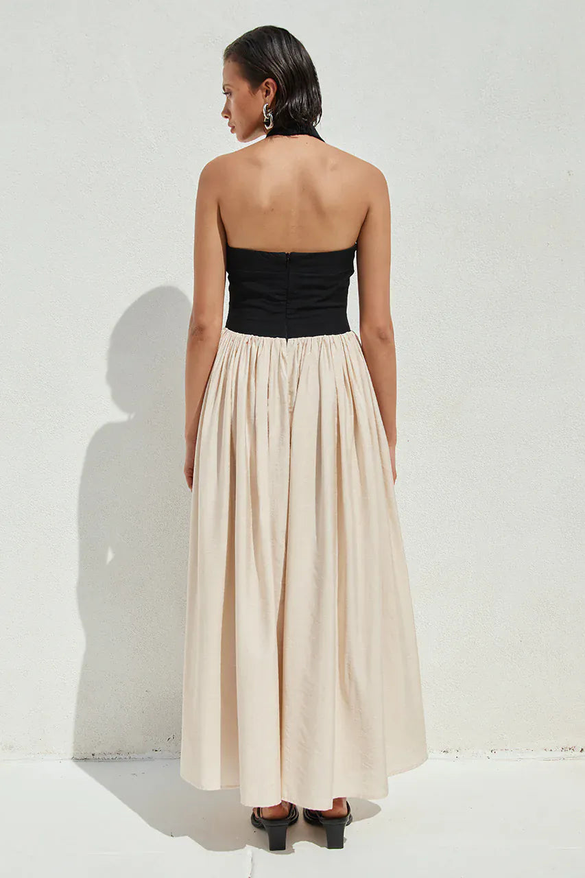 Seven Wonders Dress Sammi Midi Dress - Black / Cream