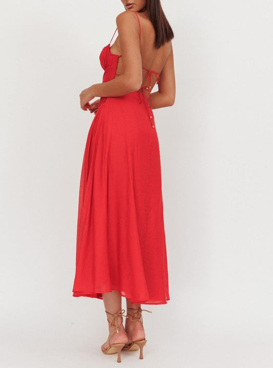 Angel Biba Dresses Saskia Maxi - Red