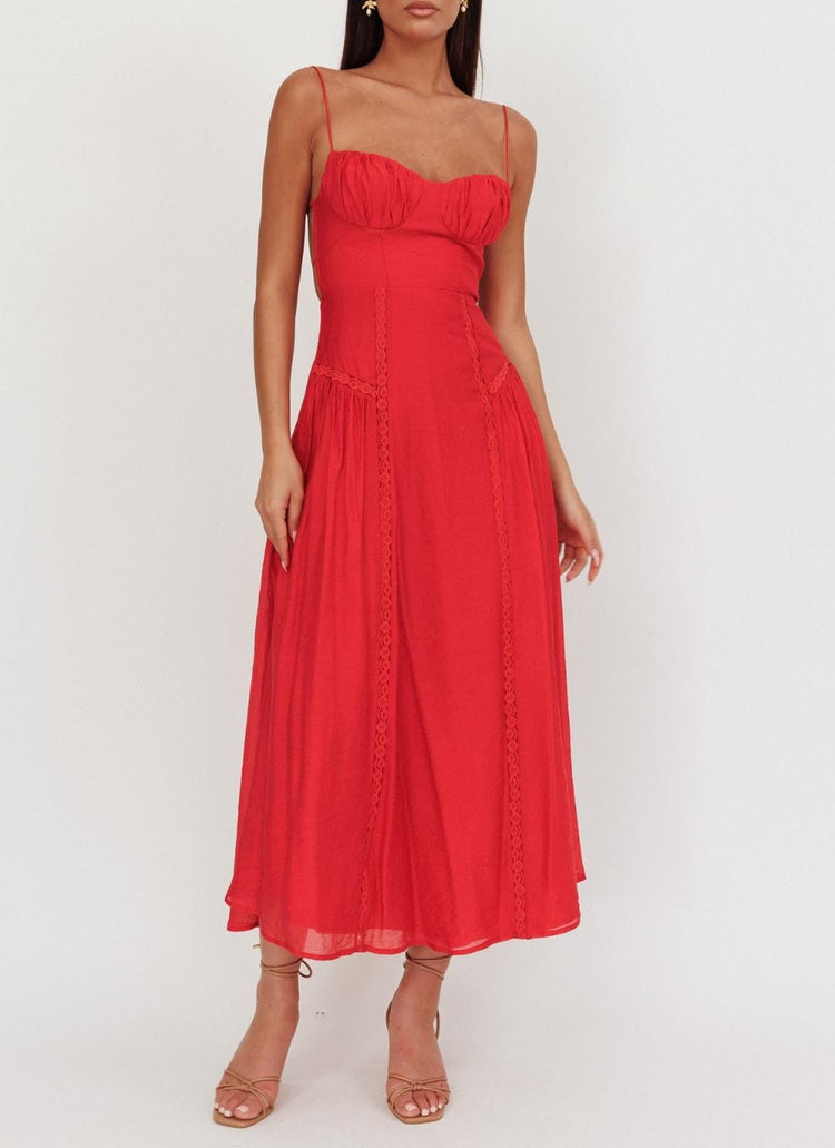 Angel Biba Dresses Saskia Maxi - Red