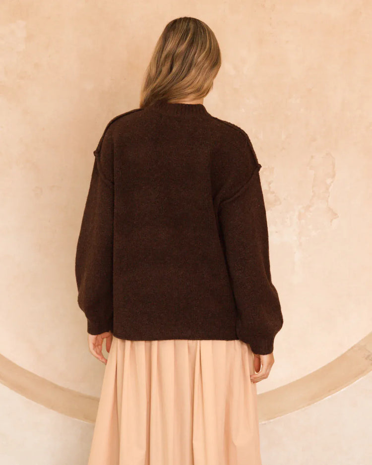 White Closet jumper Scarlet Jumper - Choc