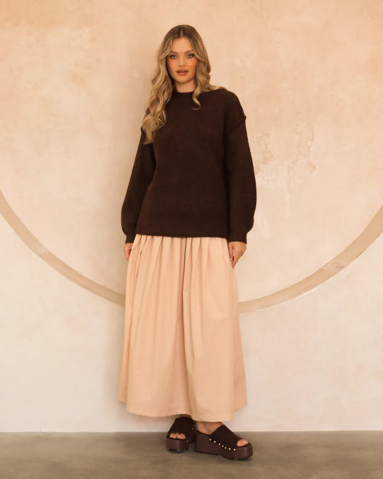 White Closet jumper Scarlet Jumper - Choc