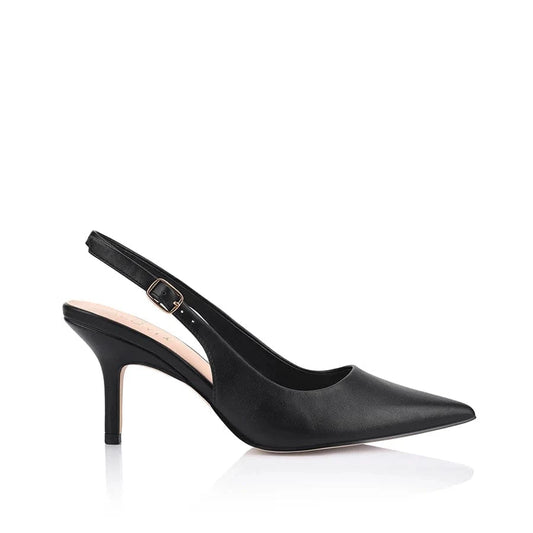 VERALI SHOES heels Shayley Slingback Stilettos - Black