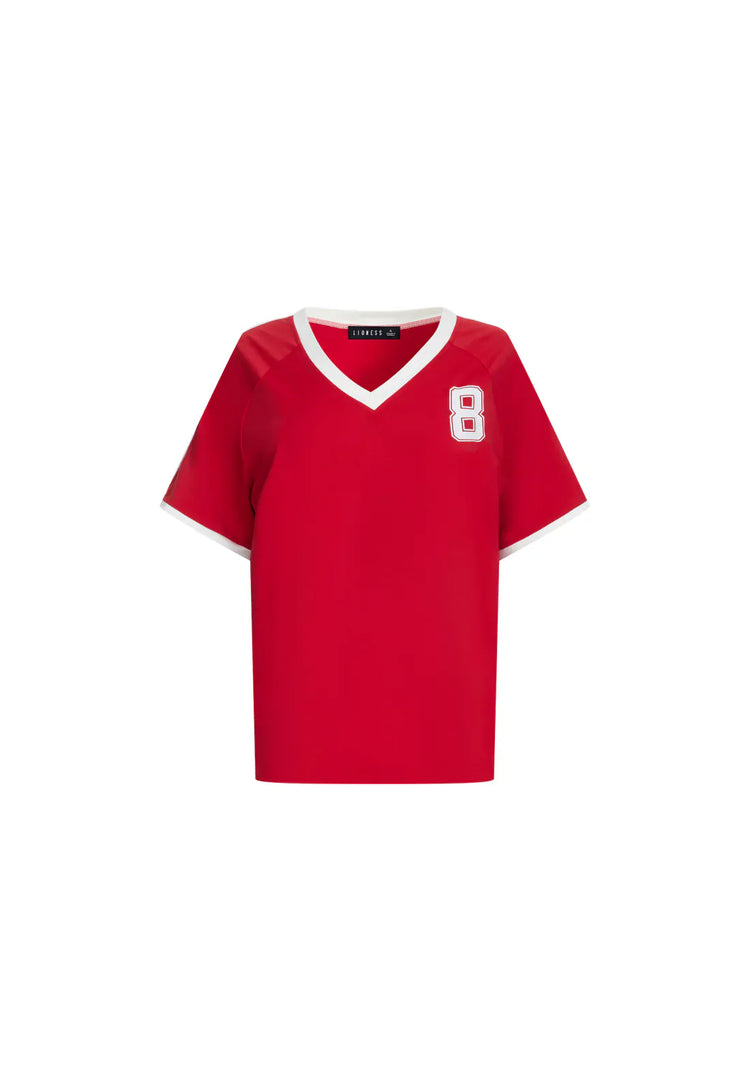 Lioness tee Spectate Top - Crimson