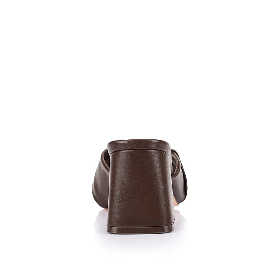 VERALI SHOES shoes Stella Block Heel - Chocolate ( PREORDER )