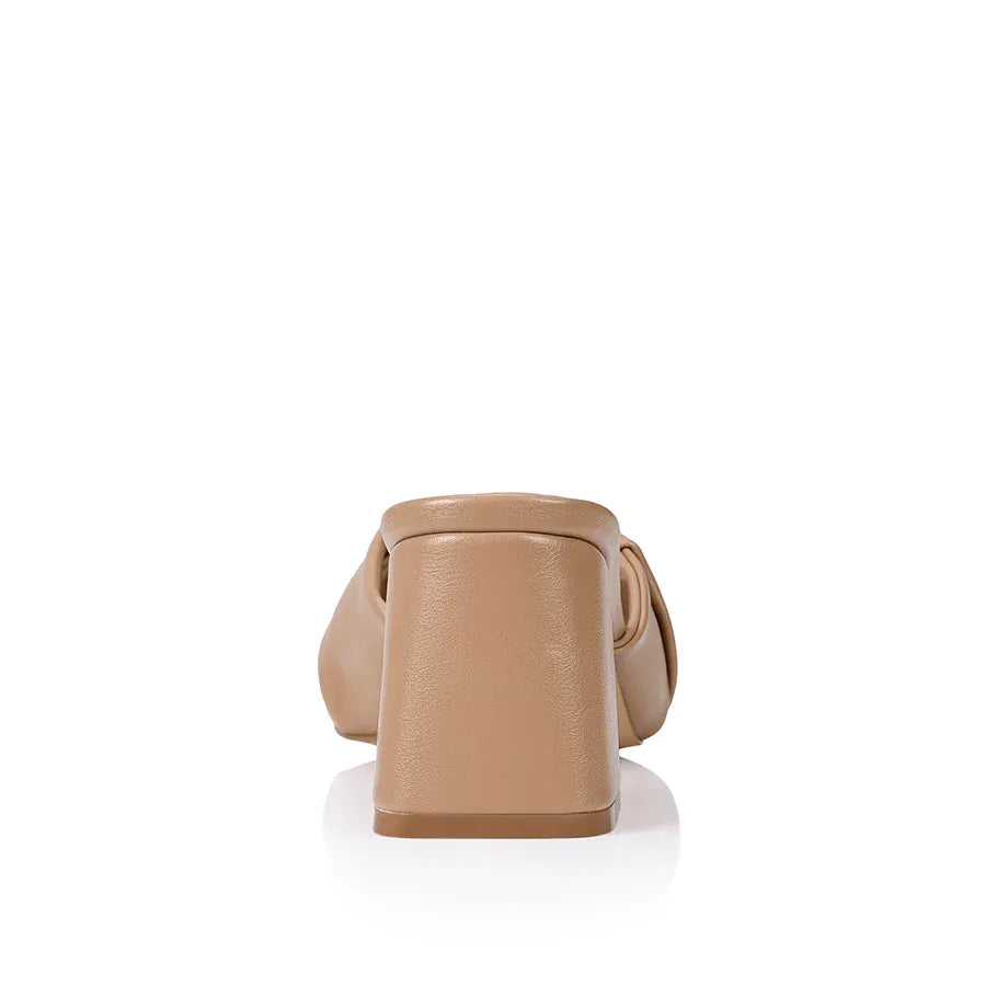 VERALI SHOES shoes Stella Block Heel - Dark Camel