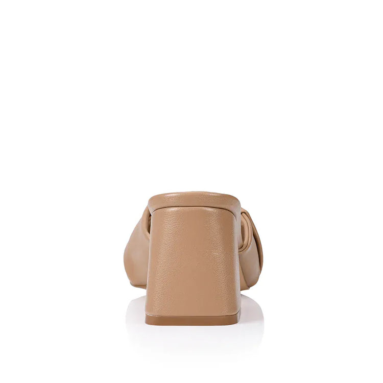 VERALI SHOES shoes Stella Block Heel - Dark Camel
