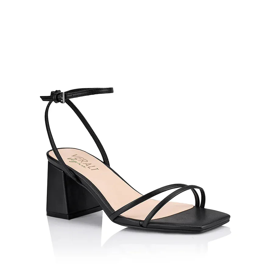 VERALI SHOES heels Stevie Block Heel Sandals - Black