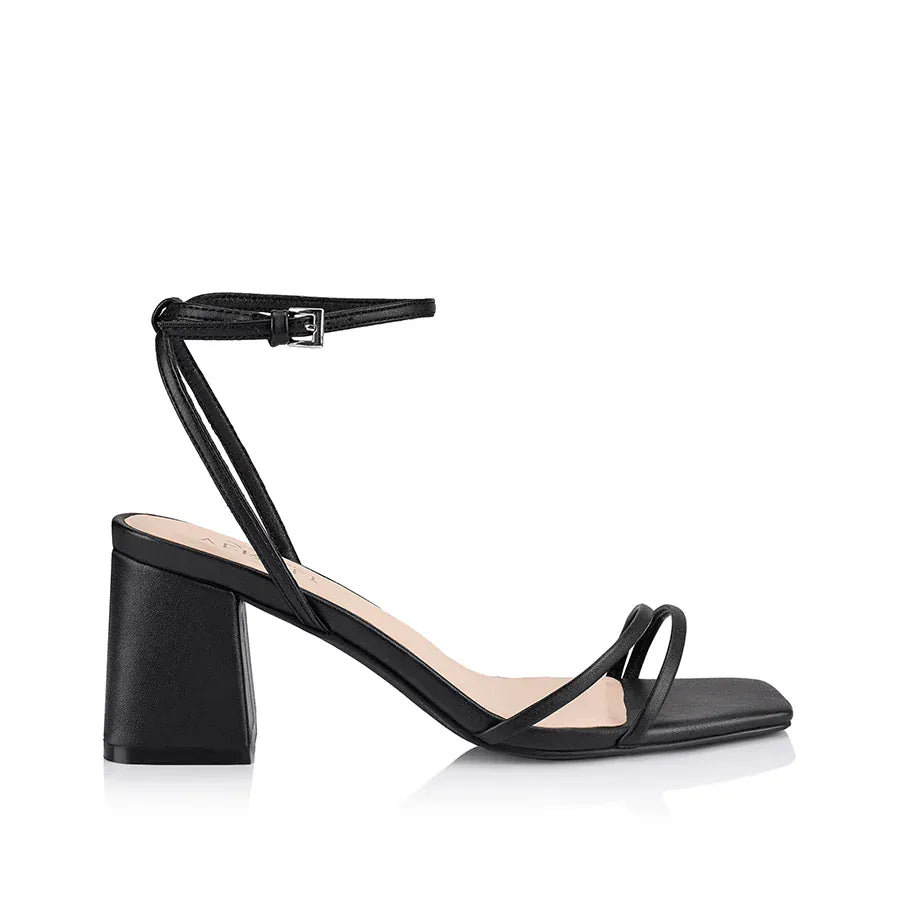 VERALI SHOES heels Stevie Block Heel Sandals - Black