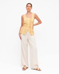 White Closet Top Sunbeams Vest Top