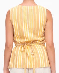 White Closet Top Sunbeams Vest Top