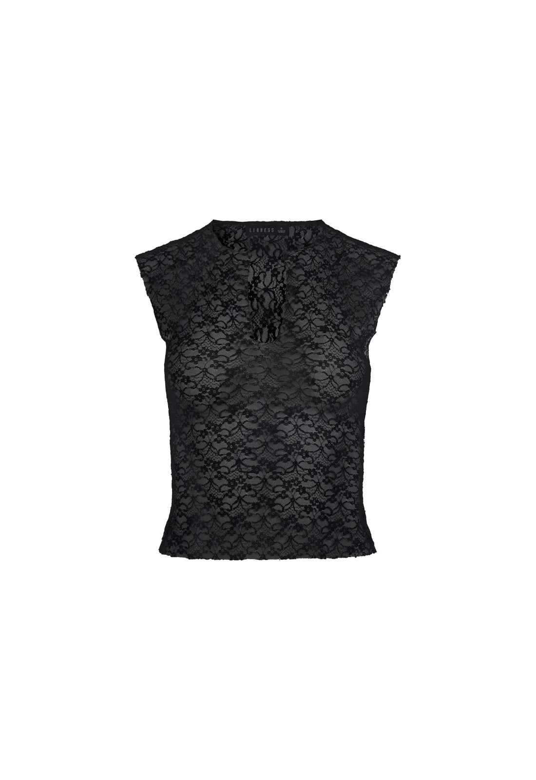 Lioness lace top TRIBECA LACE TOP - NOIR