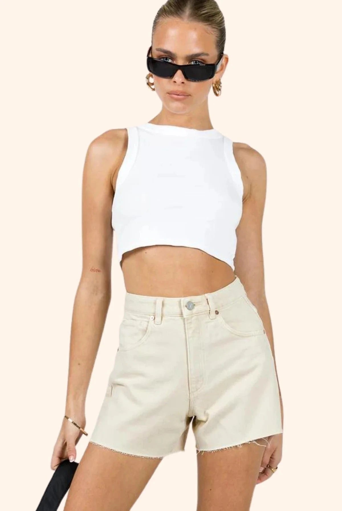 A Brand Jeans Shorts Venice Short Clay