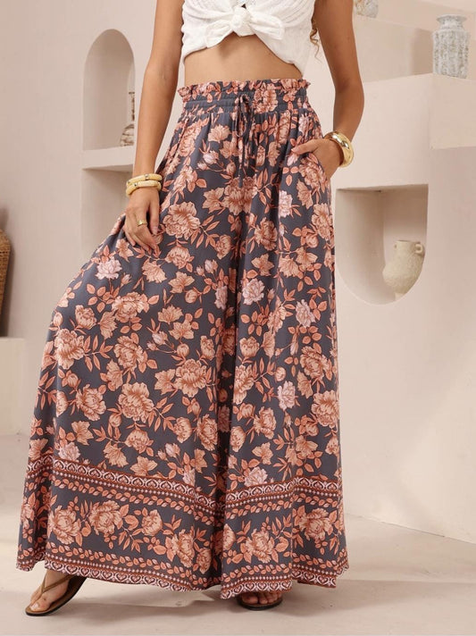 Iris Maxi wide leg pants Vintage Rose Pants