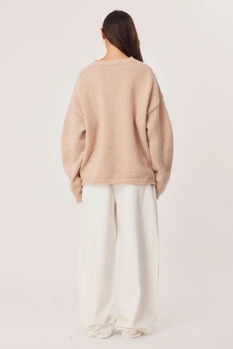 SNDYS knit jumper Zoya Knit Jumper Beige