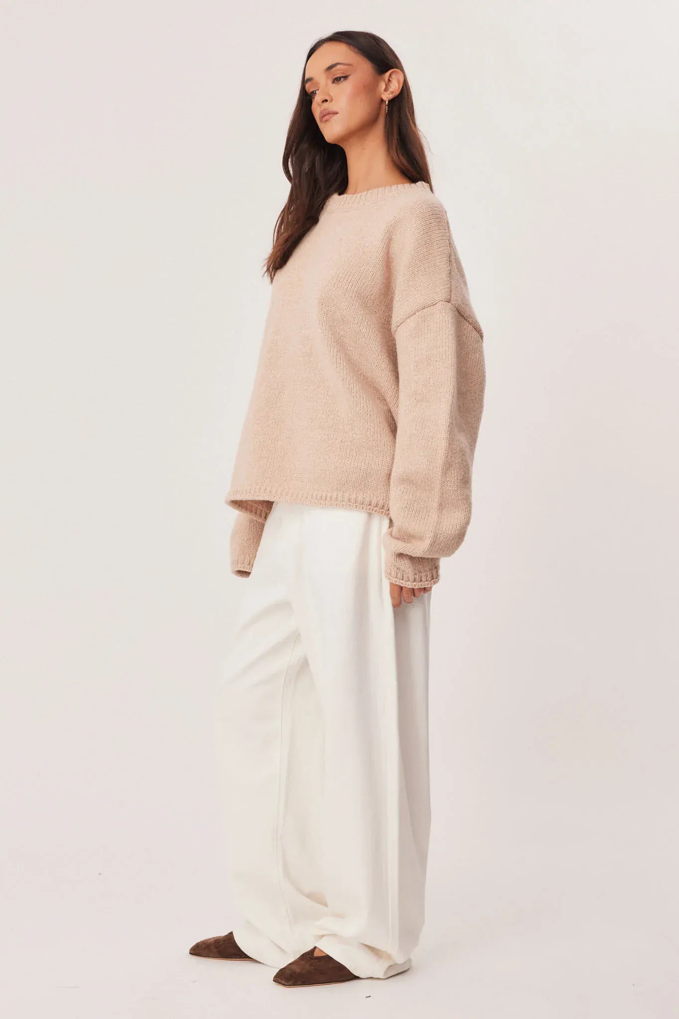 SNDYS knit jumper Zoya Knit Jumper Beige