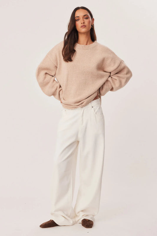 SNDYS knit jumper Zoya Knit Jumper Beige