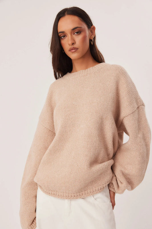 SNDYS knit jumper Zoya Knit Jumper Beige