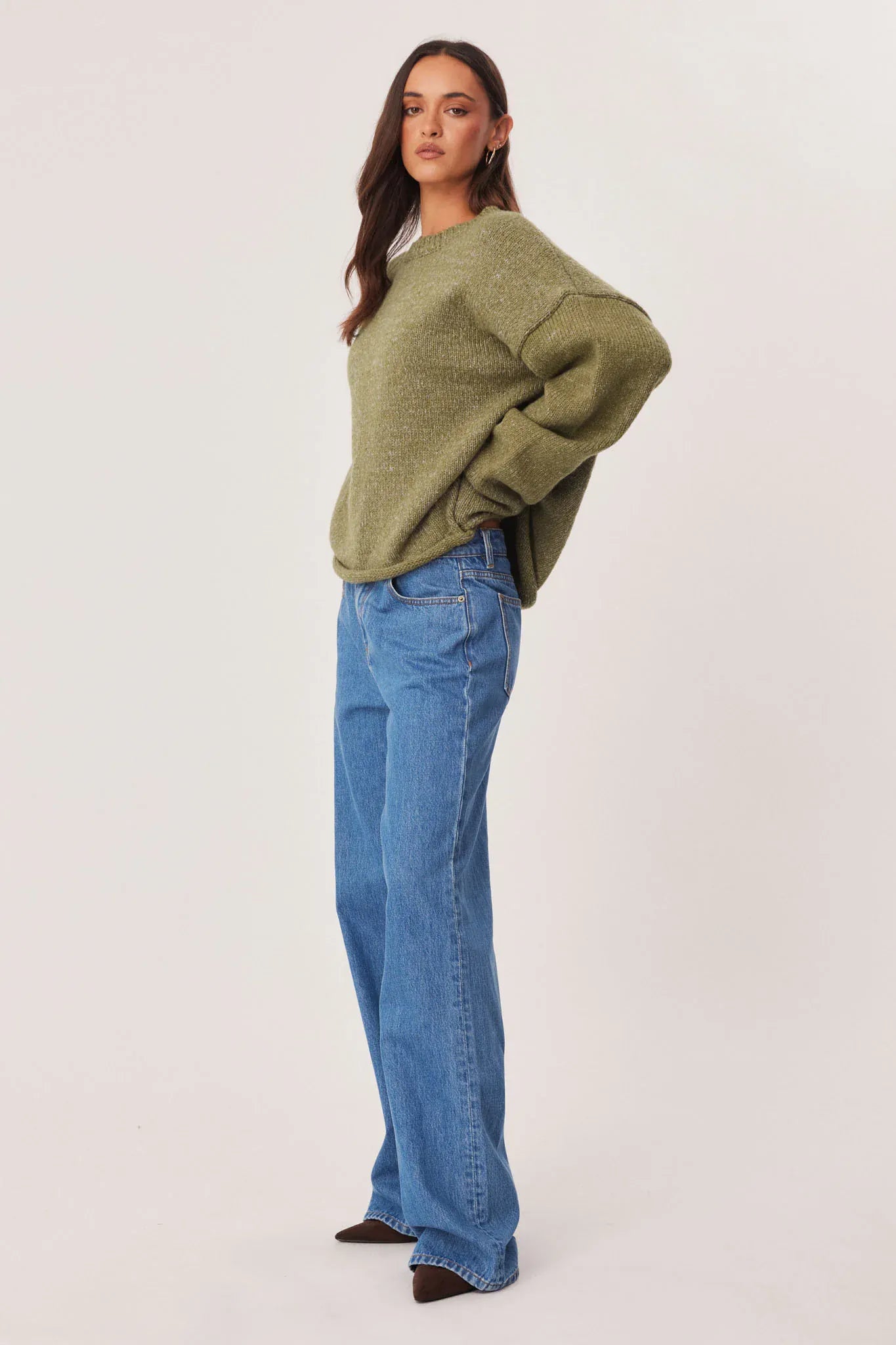 SNDYS knit jumper Zoya Knit Jumper Khaki Marl