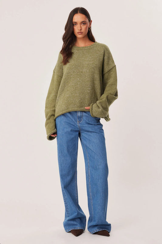 SNDYS knit jumper Zoya Knit Jumper Khaki Marl