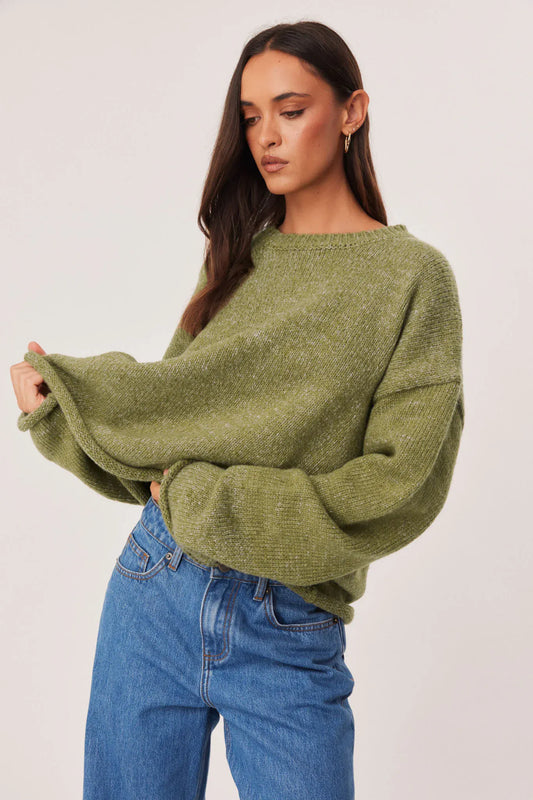 SNDYS knit jumper Zoya Knit Jumper Khaki Marl