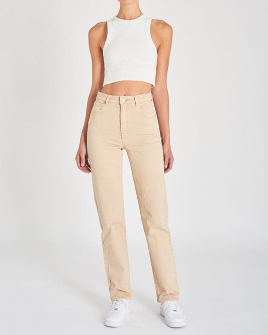 A Brand Jeans Jeans A 94 High Straight Latte