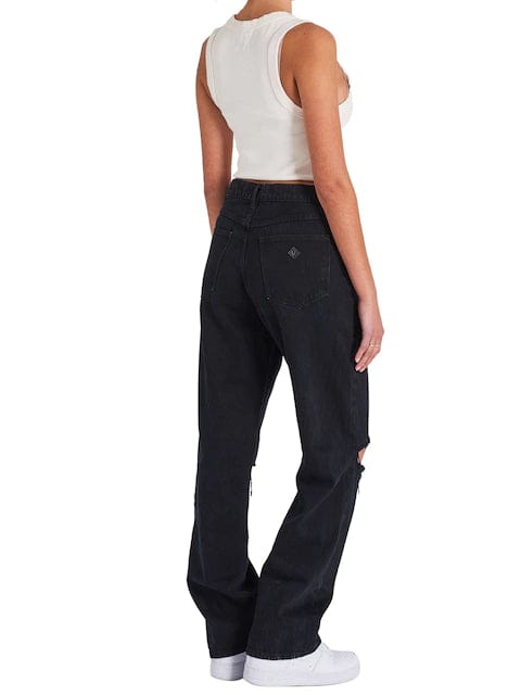 Abrand Jeans Jeans A Slouch Jean - Black Rip