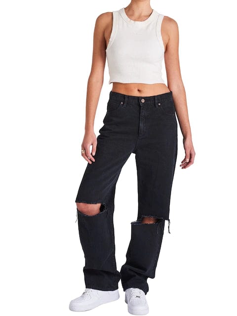 Abrand Jeans Jeans A Slouch Jean - Black Rip