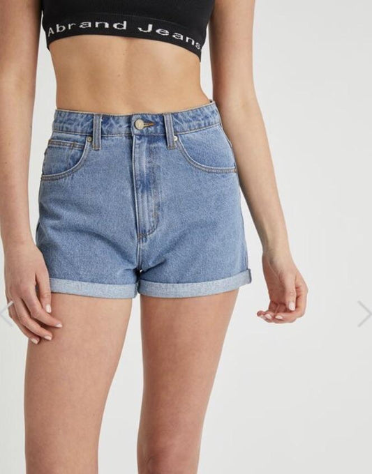 A brand SHORTS Abrand High Relaxed Shorts - La Blues