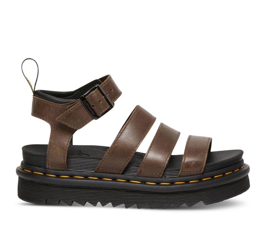 Dr Martens sandals Blaire -Dark Brown Oily Illusion