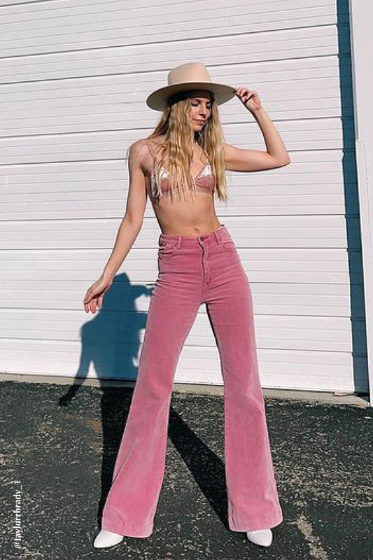 ROLLAS JEANS FLARES copy Rollas Eastcoast Flare - Rose Cord