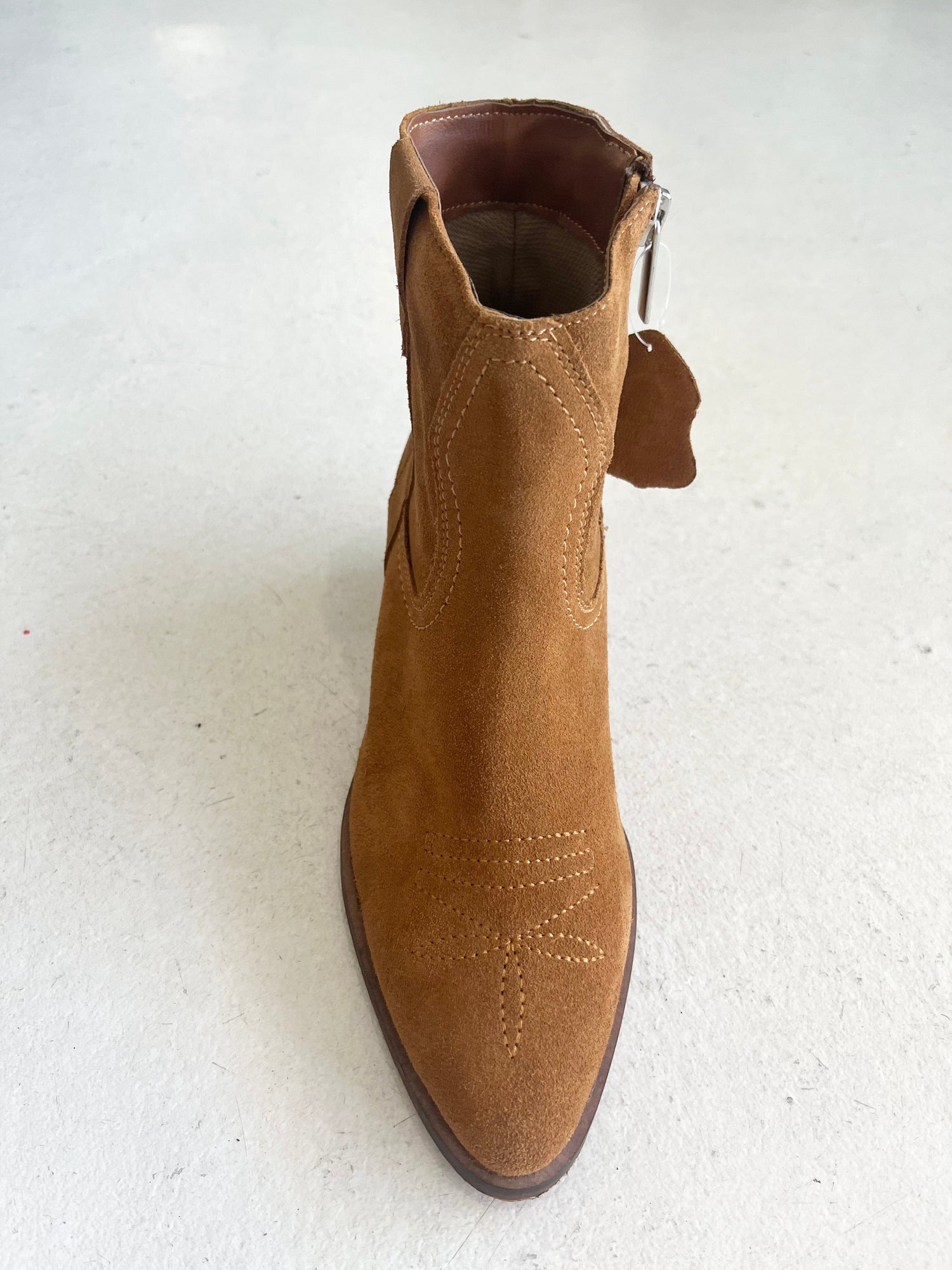 Human Shoes ankle boots Dee Ankle Boots - Tan Suede