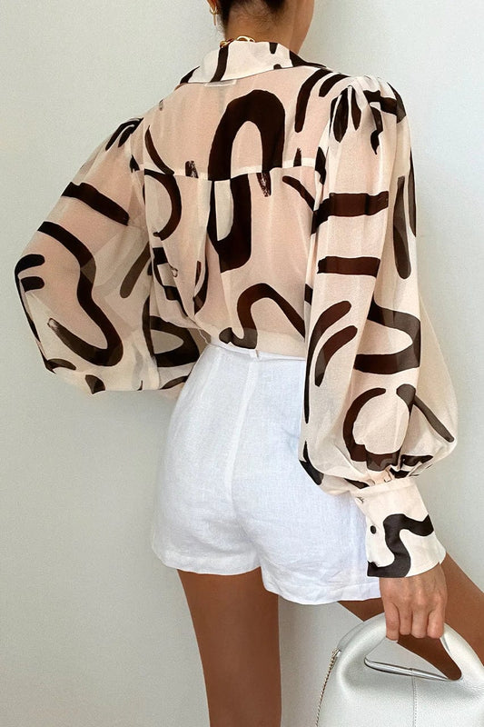 Runaway The Label Top FLEETWOOD BLOUSE - YORK SAND
